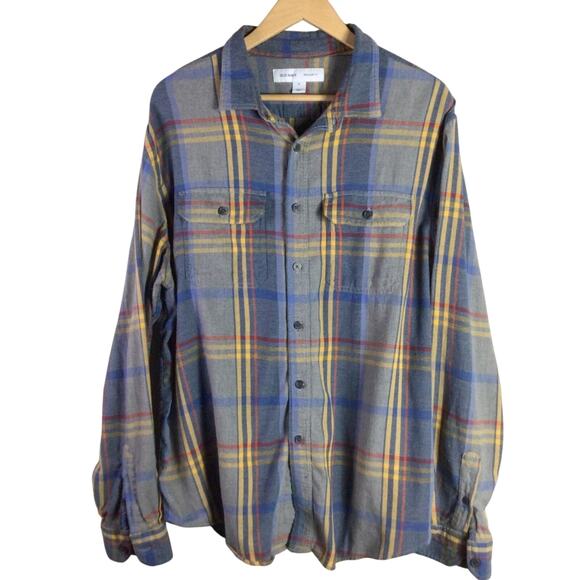 Reworked THE DOORS tour tee Old Navy Flannel Gray Blue XL - Picture 3 of 5